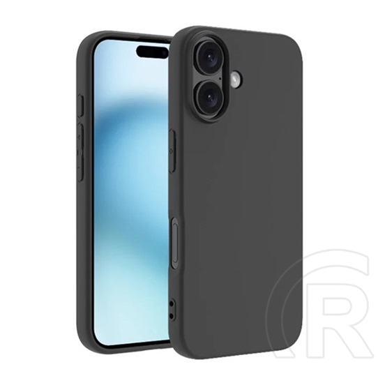 Gigapack Apple iPhone 17 szilikon telefonvédő (matt) fekete
