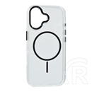 Gigapack Apple iPhone 17 szilikon telefonvédő (műanyag hátlap, kameravédő, magsafe, légpárnás sarok) fekete