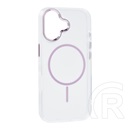 Gigapack Apple iPhone 17 szilikon telefonvédő (műanyag hátlap, kameravédő, magsafe, légpárnás sarok) rózsaszín