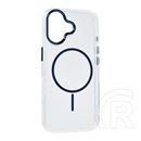 Gigapack Apple iPhone 17 szilikon telefonvédő (műanyag hátlap, kameravédő, magsafe, légpárnás sarok) sötétkék