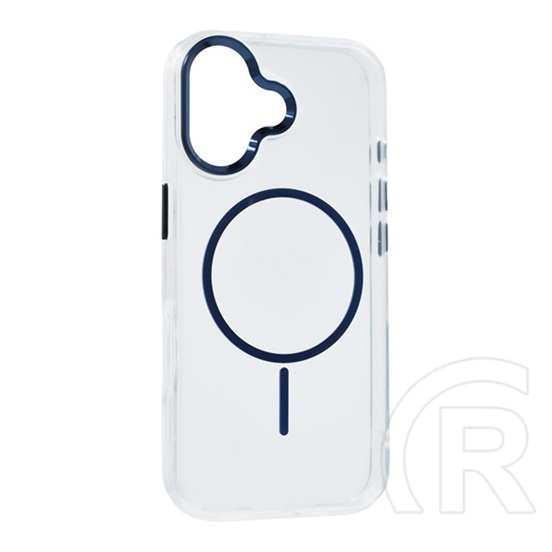 Gigapack Apple iPhone 17 szilikon telefonvédő (műanyag hátlap, kameravédő, magsafe, légpárnás sarok) sötétkék