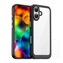 Gigapack Apple iPhone 17 szilikon telefonvédő (ütésállóság, átlátszó hátlap) fekete