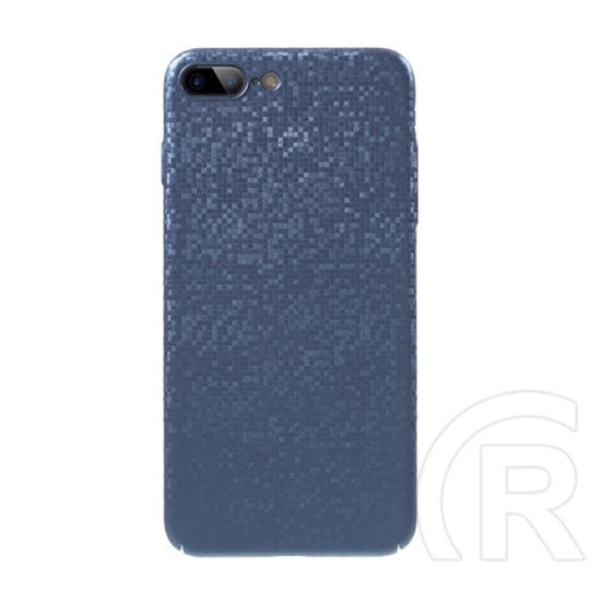 Gigapack Apple iPhone 8+ műanyag telefonvédő (csillogó, mozaik minta, kék)