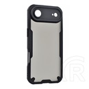 Gigapack Apple iPhone Air defender szilikon telefonvédő (ütésállóság, légpárnás sarok, akril hátlap, kameravédő) fekete