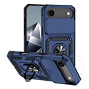 Gigapack Apple iPhone Air defender szilikon telefonvédő (ütésállóság, tartógyűrű, kameravédő) sötétkék