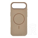 Gigapack Apple iPhone Air szilikon telefonvédő (műanyag hátlap, kameravédő, magsafe, csillogó) barna