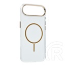 Gigapack Apple iPhone Air szilikon telefonvédő (műanyag hátlap, kameravédő, magsafe, légpárnás sarok) arany