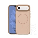 Gigapack Apple iPhone Air szilikon telefonvédő (műanyag hátlap, ütésállóság, légpárnás sarok, kameravédő, magsafe) barna