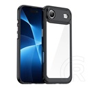 Gigapack Apple iPhone Air szilikon telefonvédő (ütésállóság, átlátszó hátlap) fekete