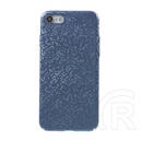 Gigapack Apple iPhone SE (2020) műanyag telefonvédő (csillogó, mozaik minta, kék)