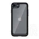 Gigapack Apple iPhone SE 3 (2022) műanyag telefonvédő (szilikon keret, közepesen ütésálló, átlátszó hátlap) fekete