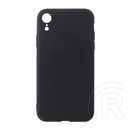 Gigapack Apple iPhone XR 6.1" szilikon telefonvédő (matt, fekete)