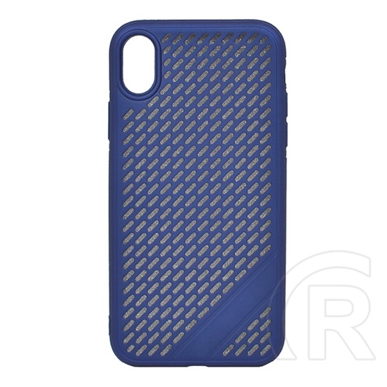 Gigapack Apple iPhone XR Szilikon telefonvédő (lyukacsos, kék)