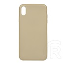 Gigapack Apple iPhone XS Max Szilikon telefonvédő (matt, arany)