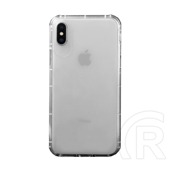 Gigapack Apple iPhone XS Szilikon telefonvédő (közepesen ütésálló, légpárnás keret, átlátszó)