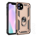 Gigapack Defender Apple iPhone 11 Pro műanyag (közepesen ütésálló, telefontartó gyűrű, beépített fémlemez, arany)