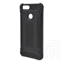 Gigapack Defender Honor 7x műanyag telefonvédő (közepesen ütésálló, légpárnás sarok, fémhatás, fekete)