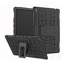 Gigapack Defender Huawei Mediapad M5 10.1" Lite WIFI (közepesen ütésálló, kitámasztó, autógumi minta, fekete)