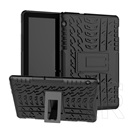 Gigapack Defender Huawei Mediapad T5 10" WIFI (közepesen ütésálló, kitámasztó, autógumi minta, fekete)