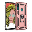 Gigapack Defender Huawei P Smart Z műanyag (közepesen ütésálló, telefontartó gyűrű, beépített fémlemez, rozéarany)