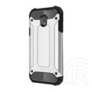 Gigapack Defender Samsung Galaxy J3 (2017) műanyag telefonvédő (közepesen ütésálló, légpárnás sarok, fémhatás, ezüst)