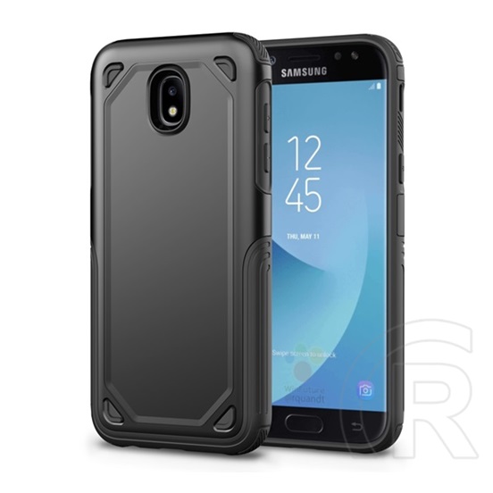 Gigapack Defender Samsung Galaxy J3 (2017) műanyag telefonvédő (közepesen ütésálló, ultravékony, fekete)