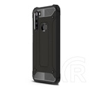 Gigapack Defender Xiaomi Redmi Note 8 műanyag telefonvédő (közepesen ütésálló, légpárnás sarok, fémhatás, fekete)