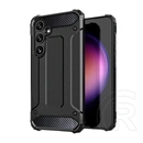 Gigapack Defender szilikon telefonvédő (ütésállóság, légpárnás sarok, fémhatás, fekete)