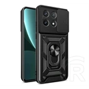 Gigapack Defender szilikon telefonvédő (ütésállóság, tartógyűrű, kameravédő, fekete)