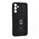 Gigapack Defender szilikon telefonvédő (ütésállóság, tartógyűrű, kameravédő, fekete)
