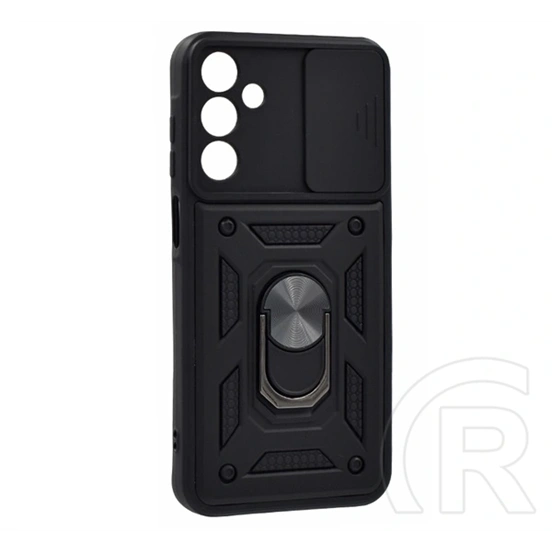 Gigapack Defender szilikon telefonvédő (ütésállóság, tartógyűrű, kameravédő, fekete)