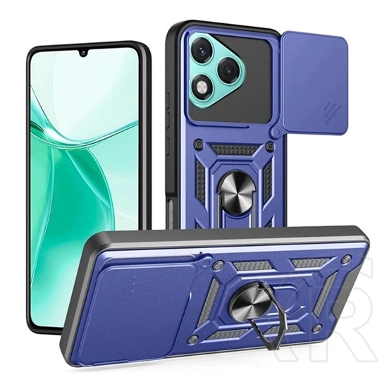 Gigapack Defender szilikon telefonvédő (ütésállóság, tartógyűrű, kameravédő, kék)