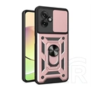 Gigapack Defender szilikon telefonvédő (ütésállóság, tartógyűrű, kameravédő, mágneses tartó, forgó támaszték, rozéarany)
