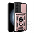 Gigapack Defender szilikon telefonvédő (ütésállóság, tartógyűrű, kameravédő, mágneses tartó, műanyag hátlap, rozéarany)