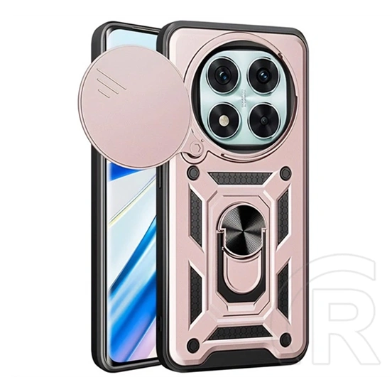Gigapack Defender szilikon telefonvédő (ütésállóság, tartógyűrű, kameravédő, rozéarany)