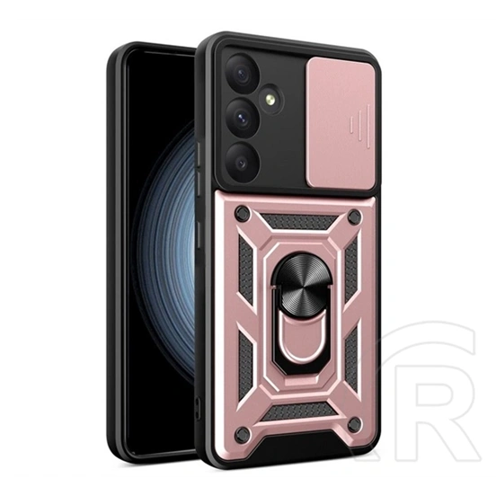 Gigapack Defender szilikon telefonvédő (ütésállóság, tartógyűrű, kameravédő, rozéarany)