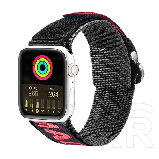Gigapack Dux Ducis pótszíj (Apple nagy, nylon, tépőzáras, légáteresztő, állítható, prémium, piros)