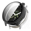 Gigapack Garmin Venu 4 45mm műanyag keret (bumper, ütésállóság + kijelzővédő üveg) fekete