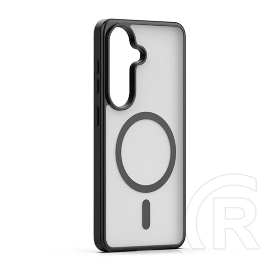 Gigapack Google Pixel 10a szilikon telefonvédő (ütésállóság, matt, műanyag hátlap, kameravédő, magsafe) fekete