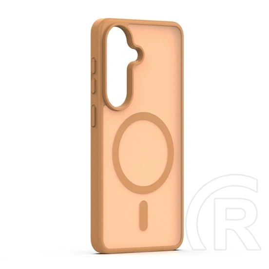 Gigapack Google Pixel 10a szilikon telefonvédő (ütésállóság, matt, műanyag hátlap, kameravédő, magsafe) világosbarna
