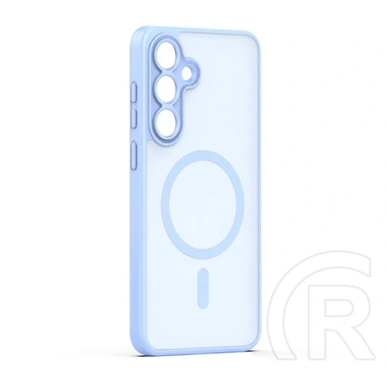 Gigapack Google Pixel 10a szilikon telefonvédő (ütésállóság, matt, műanyag hátlap, kameravédő, magsafe) világoskék