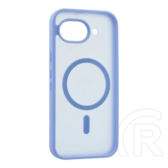 Gigapack Google Pixel 10a szilikon telefonvédő (ütésállóság, matt, műanyag hátlap, kameravédő, magsafe) világoskék