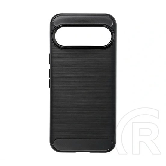 Gigapack Google Pixel 11 Pro XL szilikon telefonvédő (ütésállóság, légpárnás sarok, karbon minta) fekete