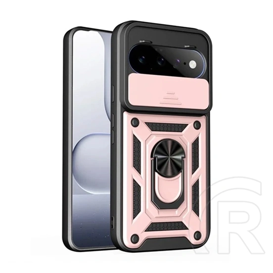 Gigapack Google Pixel 11 Pro defender szilikon telefonvédő (ütésállóság, tartógyűrű, mágneses) rozéarany