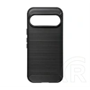 Gigapack Google Pixel 11 Pro szilikon telefonvédő (ütésállóság, légpárnás sarok, karbon minta) fekete