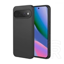 Gigapack Google Pixel 11 szilikon telefonvédő (matt, mikrofiber plüss karcolásmentesítő belső, prémium) fekete