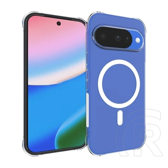 Gigapack Google Pixel 11 szilikon telefonvédő (ütésállóság, légpárnás sarok, magsafe) átlátszó