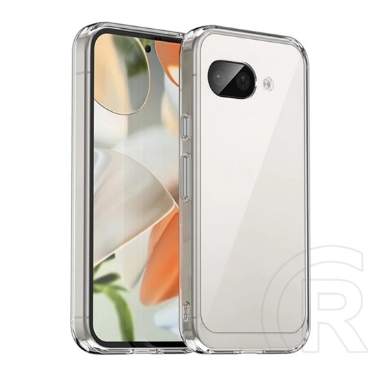 Gigapack Google Pixel 9a szilikon telefonvédő (ütésállóság, átlátszó hátlap) átlátszó