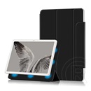 Gigapack Google Pixel Tablet tok álló, bőr hatású (aktív flip, mágneses rögzítés, trifold asztali tartó funkció) fekete