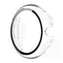 Gigapack Google Pixel Watch 4 45mm műanyag keret (bumper, ütésállóság + kijelzővédő üveg) átlátszó